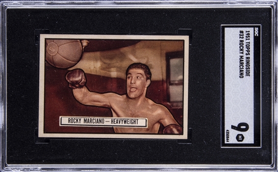1951 Topps Ringside #32 Rocky Marciano – SGC MINT 9